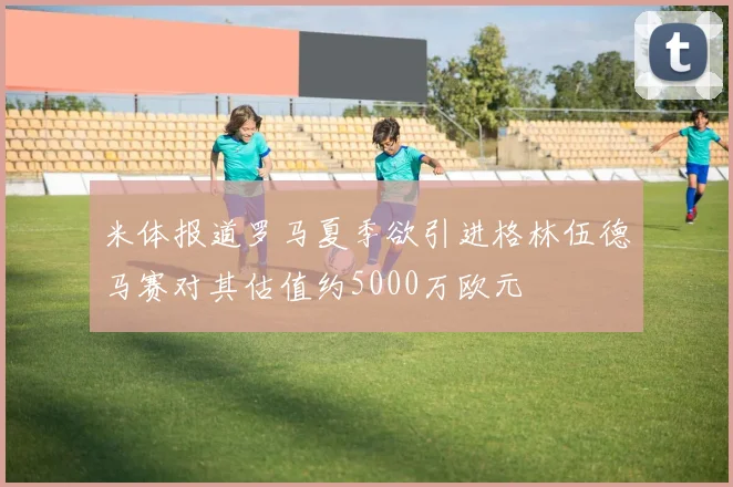 米体报道罗马夏季欲引进格林伍德马赛对其估值约5000万欧元